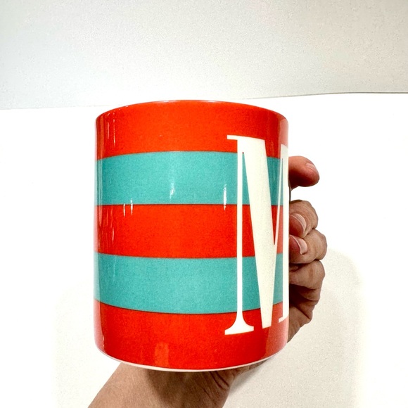 KATE SPADE WHATS IN A NAME INITIAL “M” COFFEE MUG - Picture 5 of 8